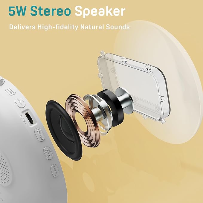 Sunrise Alarm Clock White Noise Sound Machine - Image 3