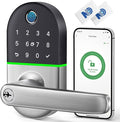Smart Keypad Door Lock with Handle: NICE DIGI Keyless Entry Fingerprint Lock by NICEDIGI