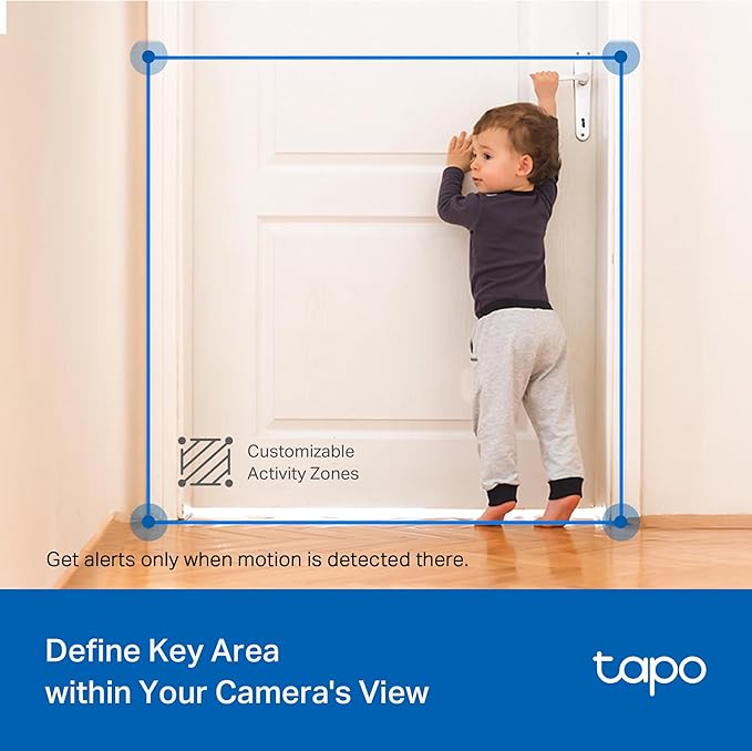 Tapo 2K 3MP Pan/Tilt Indoor/Outdoor Security Camera - Image 5