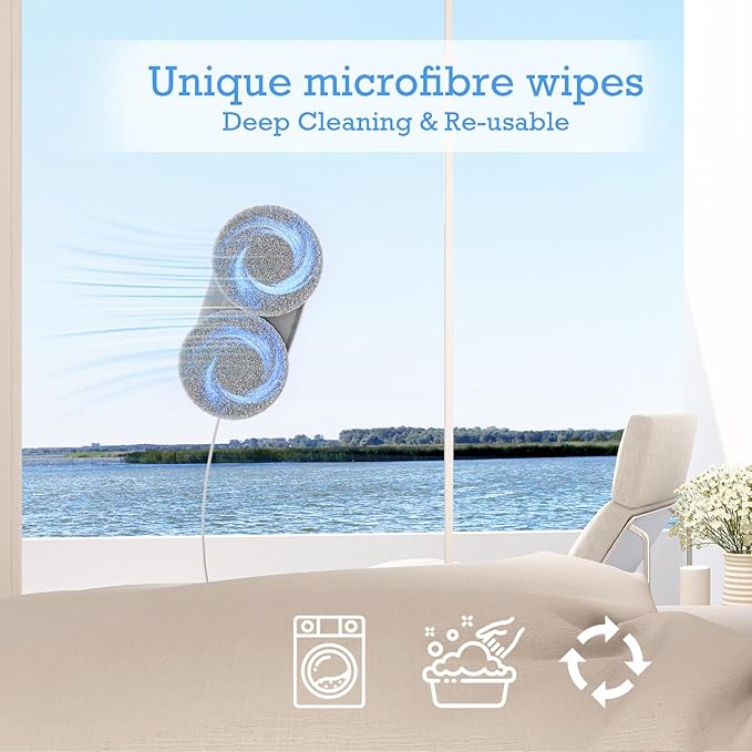 Tosima W2 Window Cleaner Robot, Automatic Cleaning - Image 5