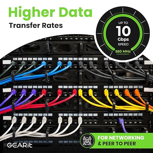 GEARit Cat 6 Ethernet Cable Cat6 Network Patch, Snagless Cord, Internet - Image 6