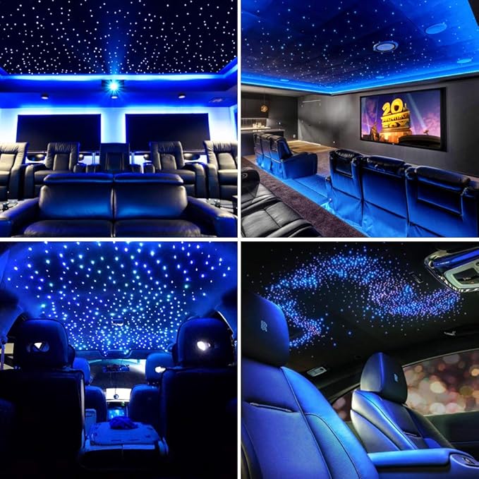AMKI16W Bluetooth Twinkle Fiber Optic Star Ceiling Lights Lamp Kit, LED RGBW - Image 8