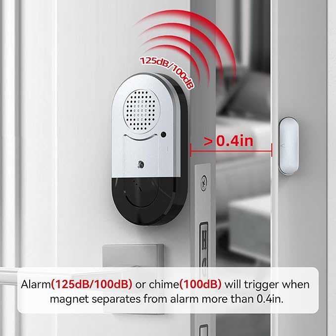 Sanjie Door Alarms When Opened, Door Window Alarm Sensors - Image 2