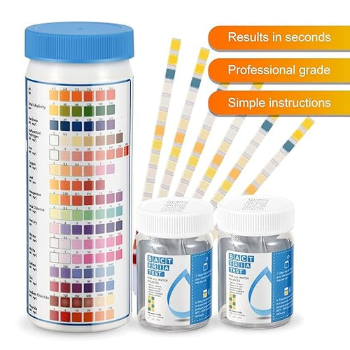 AAwipes Drinking Water Test Strips 17 in 1 50 Strips + 2 Bacteria Tester Kits - Image 2