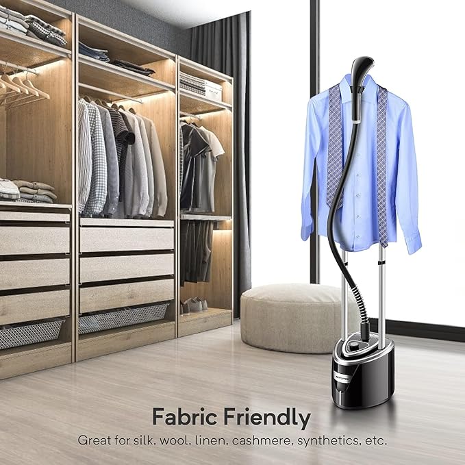 Gerank Steamer for Clothes, 1500W Standing Garment Steamer - Image 6