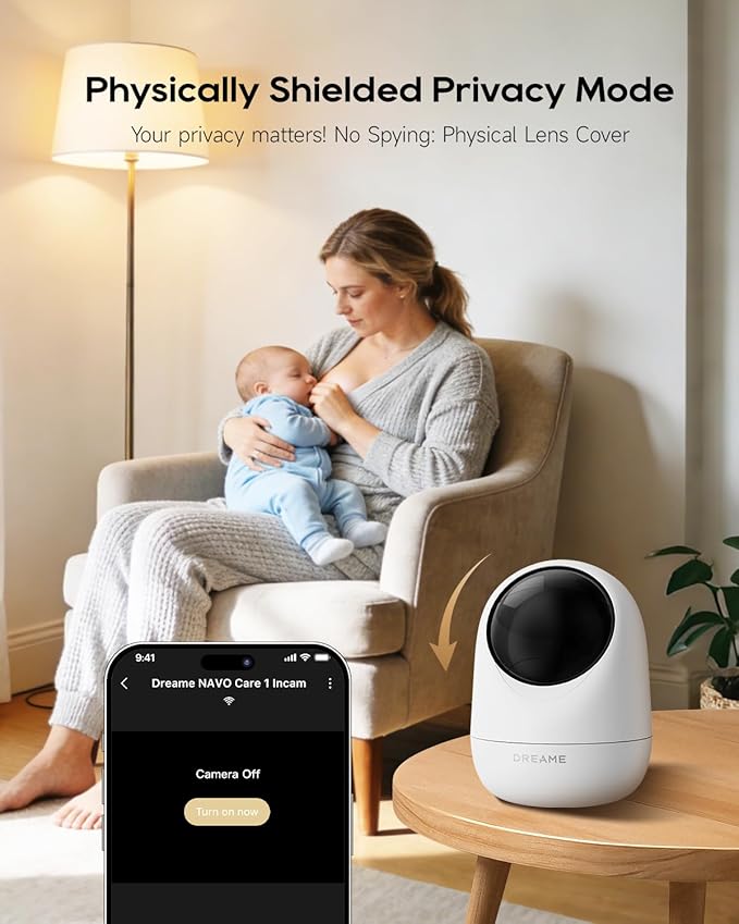 DREAME 2.5K Pet Dog Camera, Indoor Security Camera, Dual-Band 5G/2.4G Wi-Fi - Image 6