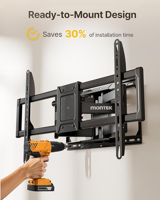 monTEK Full Motion TV Wall Mount - Image 9