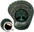Ergonomic Mouse Pad with Wrist Support, Mouse Pad with Wrist Rest and Coaster by Dooke