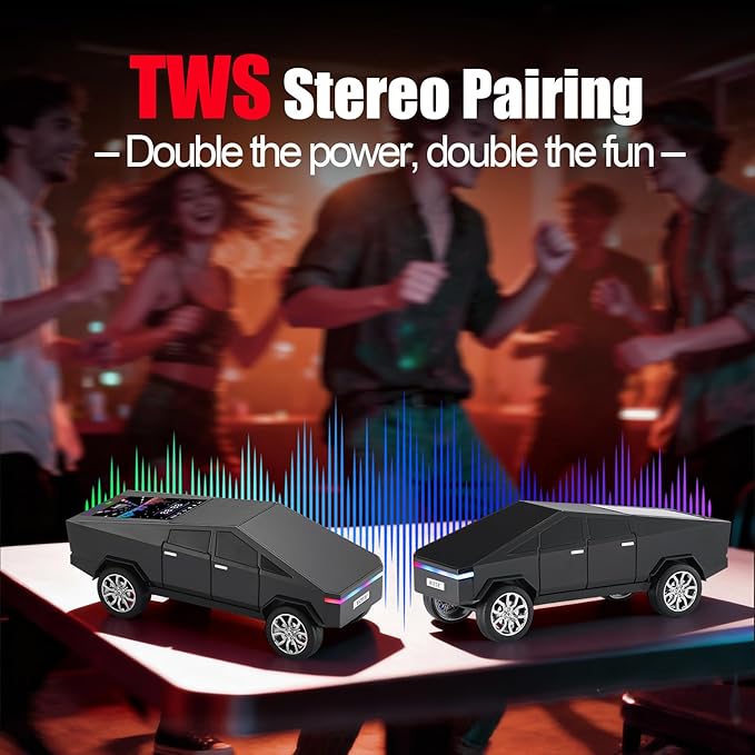 WSTER Portable Car Model Bluetooth Speaker - Image 3