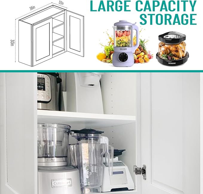 Wall Kitchen Cabinets, RTA Cabinets, Wall Mounted, RTA Upper Cabinet, Modern - Image 7
