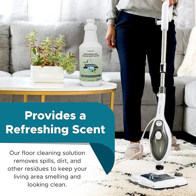 Steam & Go Demineralized Water for Steam Cleaner, PVC-Free Floor Cleaner Liquid - Image 4