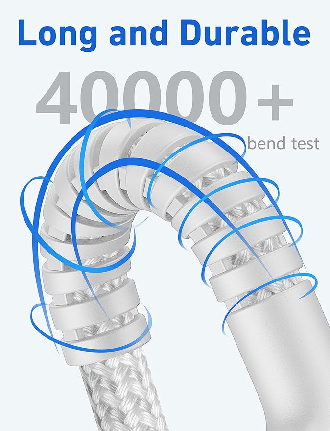 USB A to USB C Cable Fast Charging, USB to USB C Charger Cable Upgraded Extra - Image 5