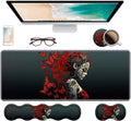 Ergonomic Keyboard Wrist Rest & Mouse Pad Wrist Rest Set, Large Gaming Desk Mat by Unknown