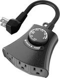 HBN Outdoor Light Timer Waterproof, Weatherproof Photocell Dusk to Dawn Light by HBN