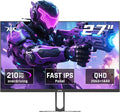KTC 27 Inch QHD Gaming Monitor, 2K 200Hz Up to 210Hz 1ms Fast IPS Computer by KTC