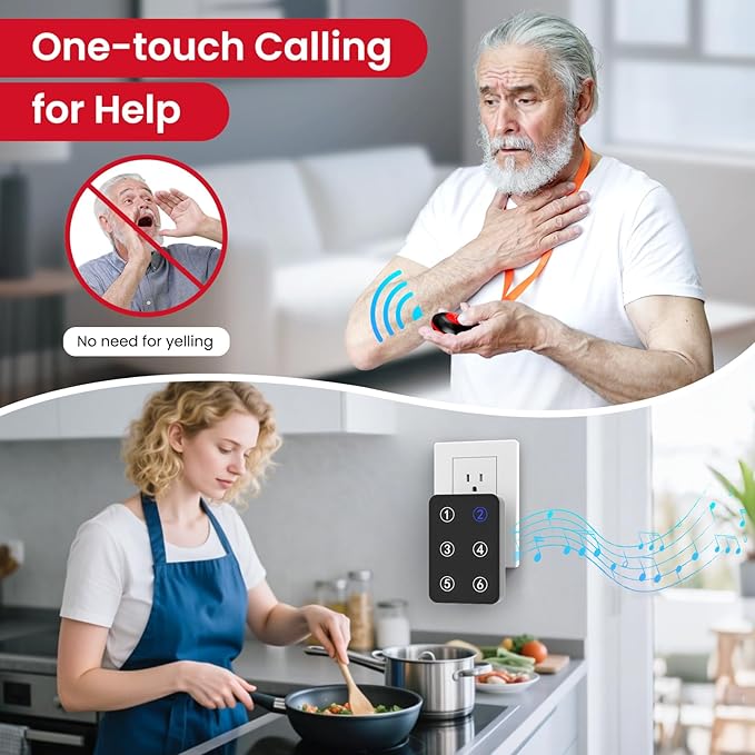 CallToU Wireless Call Button Caregiver Pager Nurse Call System - Image 5