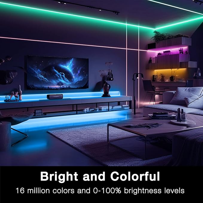 DAYBETTER Smart WiFi Led Lights, Tuya App Controlled, Work - Image 3