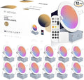 POWERASIA 12 Pack Smart Recessed Lighting 6 Inch, Ultra-Thin LED Recessed by POWERASIA