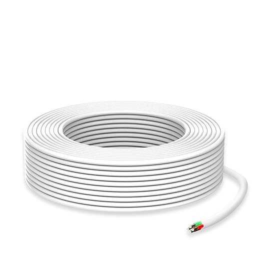 HiFind 14/4 Gauge AWG Outdoor Speaker Wire Bulk 25 FT, LLDPE UV Resistant Low by HiFindCable