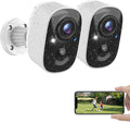 Security Cameras Wireless Outdoor, 2K Battery Powered WiFi Wireless Security by MaxiVizSecurityCamera
