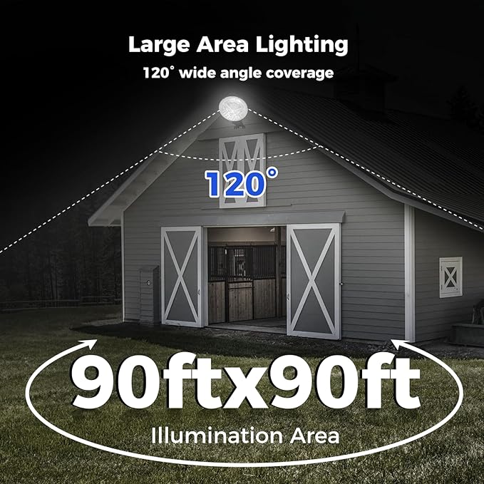 AIKVSXER LED Barn Light 160W Dusk to Dawn LED Outdoor Area Security Light - Image 5