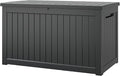 NUNU LAB 270 Gallon Large Resin Deck Box, Waterproof Outdoor Storage Box by NUNULAB