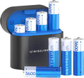 8-Pack Rechargeable AA Batteries Lithium by Unknown