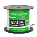 Syston 18/4 Thermostat Doorbell HVAC Heating Control Cable Wire, 18 AWG 4 by SystonCableTechnology