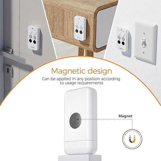 Remote Control Outlet, TESSAN 3 Pack Wireless Remote Light Switch, On Off - Image 6