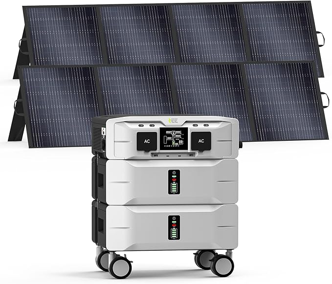 IEE SP5000 Solar Generator 5000W, 5120Wh Power Station by EnerVikSolargeneratorforhomeuse