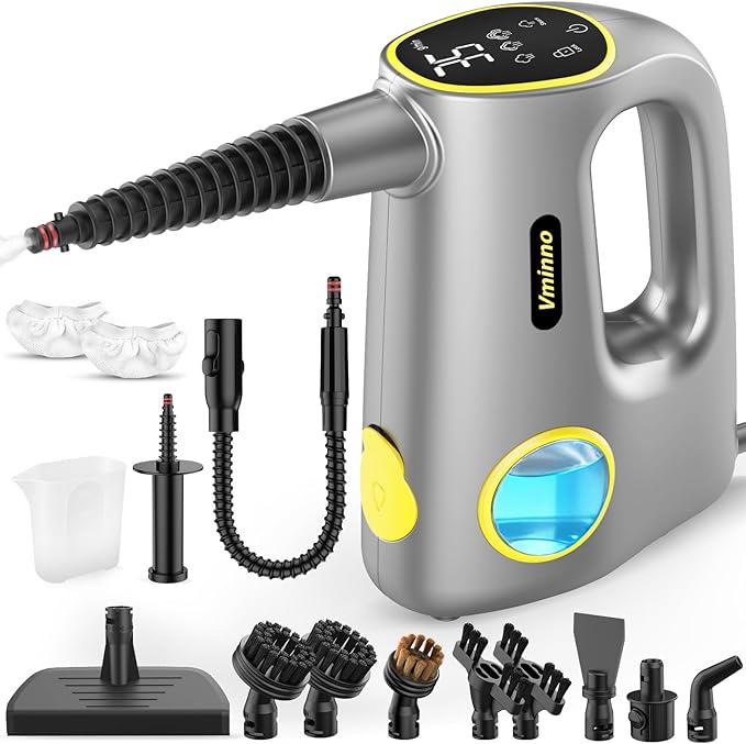 Handheld Pressurized Steam Cleaner by Vminno