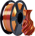 FLASHFORGE Silk Dual Color Filament, 3D Printer Filament Color Change 1kg Spool by FLASHFORGE