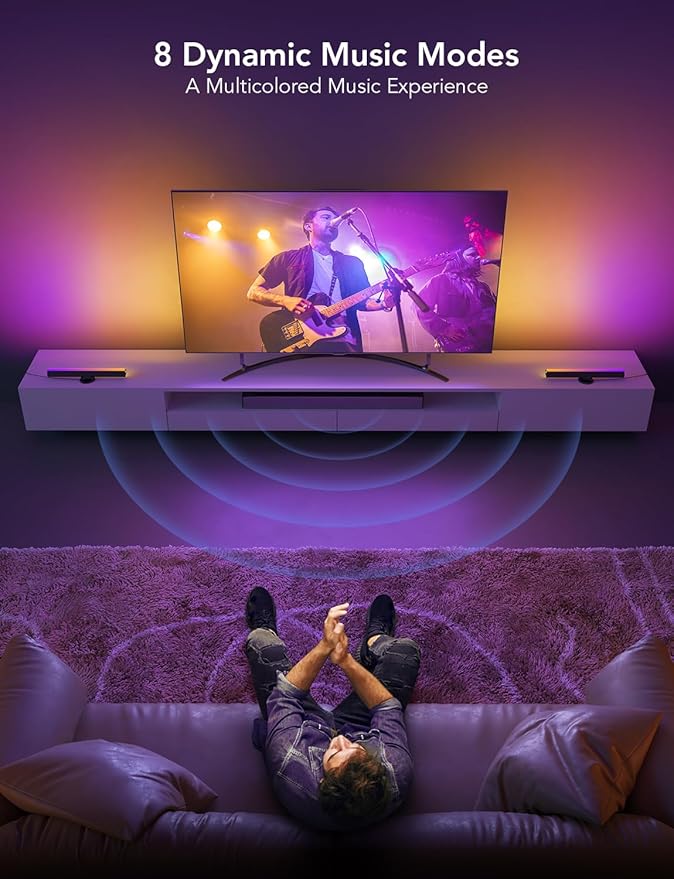 Govee RGBIC Light Bars, 15 Inches WiFi TV Backlight Suitable - Image 7
