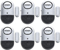 Door Alarms for Kids Safety, 6 Pack 120dB Pool Alarm Sensor for Doors and by FocusonYourSafety