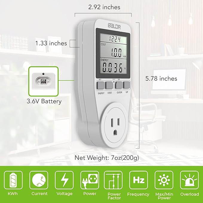 BALDR U.S. Electricity Usage Monitor - Image 3