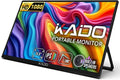 Kado 15.6" Full HD Portable Monitor, Second Display IPS 1920x1080 HDMI USB-C by Kado