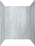 Palisade 78in x 60in x 30in Waterproof Vinyl Shower Surround Kit by PalisadeWallTilesandPlanks