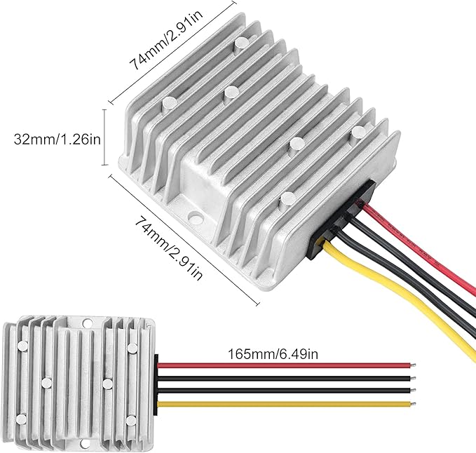 DC 36V/48V Step Down to 12V 20A 240W Buck Converter Regulator Power Supply - Image 6