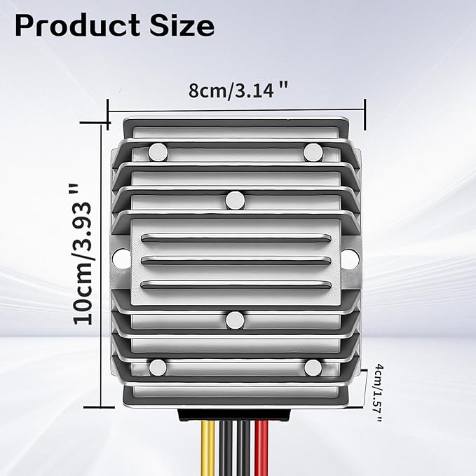 DC/DC Converter 12V Step Up to 24V, Boost Converter 5A 120W Voltage Regulator - Image 7