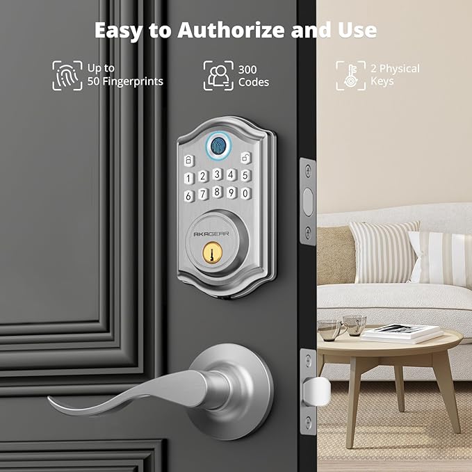 AkaGear DS10 Keyless Entry Door Lock - Image 3