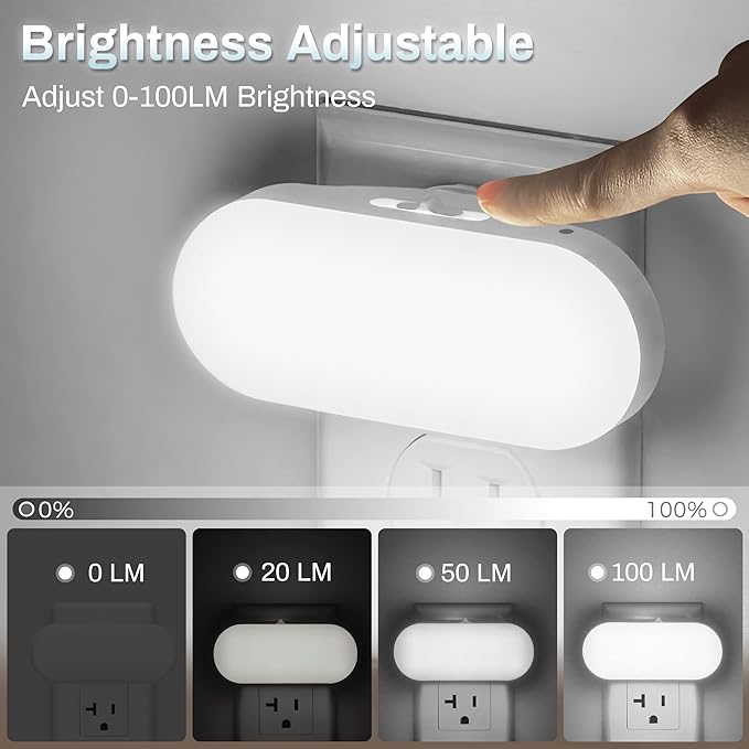 DORESshop Led Night Light, Plug into Wall, - Image 3