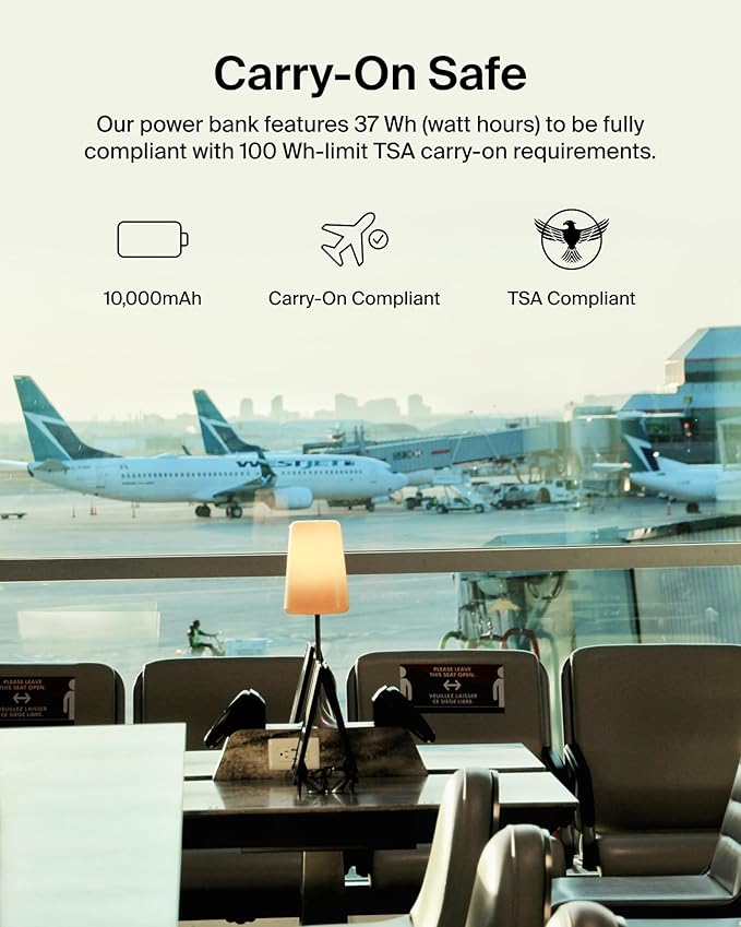 Belkin Portable Charger, Power Bank 10000 mAh w/Integrated Cable - 20W Fast - Image 2