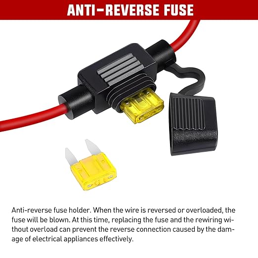 Nilight 48V to 12V Voltage Converter 240W 20A Regulator Step Down to 12VDC - Image 7