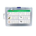 Nodehawk Electronic Component Kit -Total 1800 Pcs, LED Diodes, Capacitors by HOME