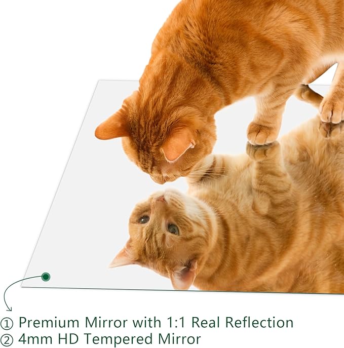 Mirrorons Frameless Mirror, Wall Mirror 48" x 30", Modern Bathroom Mirrors - Image 4