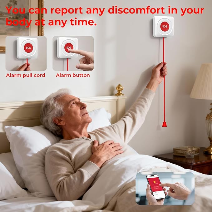 Hapippofa Caregiver Call Button Wireless Call Button - Image 2