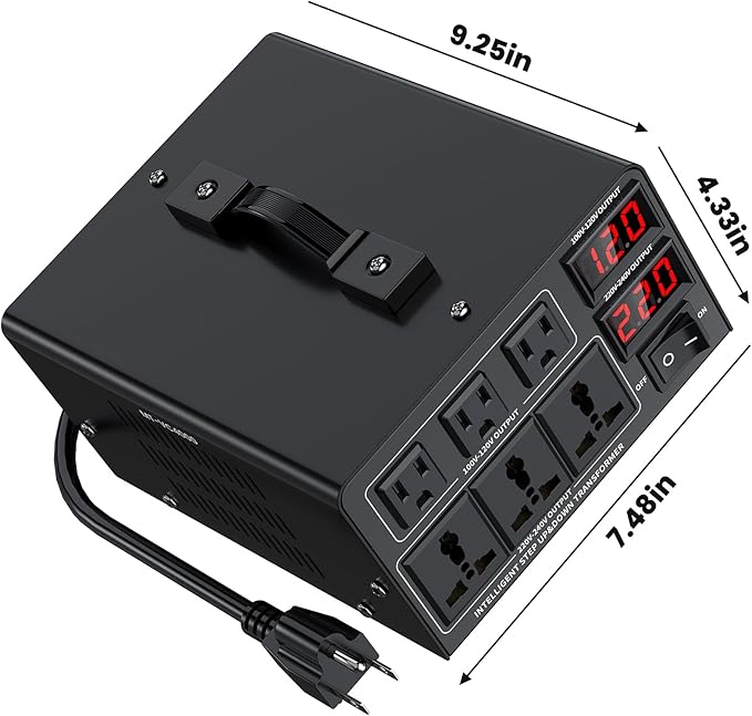 4000W Voltage Converter Transformer Step Up/Down Converter 110/120 Volt - Image 8