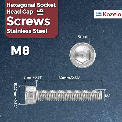 Kozelo 10pcs Socket Head Cap Screws - Image 2