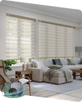 Yoolax Motorized Zebra Blinds Compatible by Yoolax