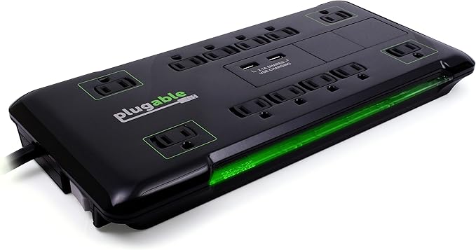 Plugable Surge Protector Power Strip by Plugable